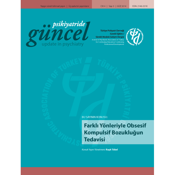 Psikiyatride Güncel - Farklı Yönleriyle Obsesif Kompulsif Bozukluğun Tedavisi